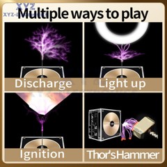 Bluetooth Music Tesla Coil AC110-240V 120W High Frequency Voltage Pulse