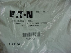 Eaton Loadbreak LPC225 25kV Class 200A Protective Cap Insulated With Drain Wire