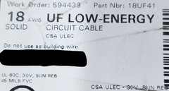 Regency Wire 18awg ULEC Underground PVC Sprinkler Irrigation 30V Blue /100ft