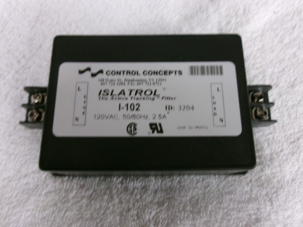 Control Concepts Islatrol Active Tracking Filter 120VAC I-102