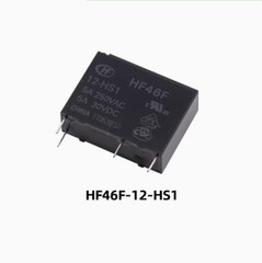 7PCS PCJ-112D3M HF46F/012-HS1 Power Relay 5A 12VDC 4 Pins HF46F-012-HS1