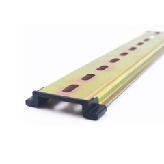 C45 Zinc Plated Din Rail Slotted Top Hat Fixings End Caps Length 85mm – 500mm