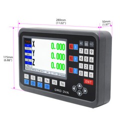 Digital Readout Kit DRO Display 5µm Linear Scale Sensor Mill Lathe 2/3/4/5Axis