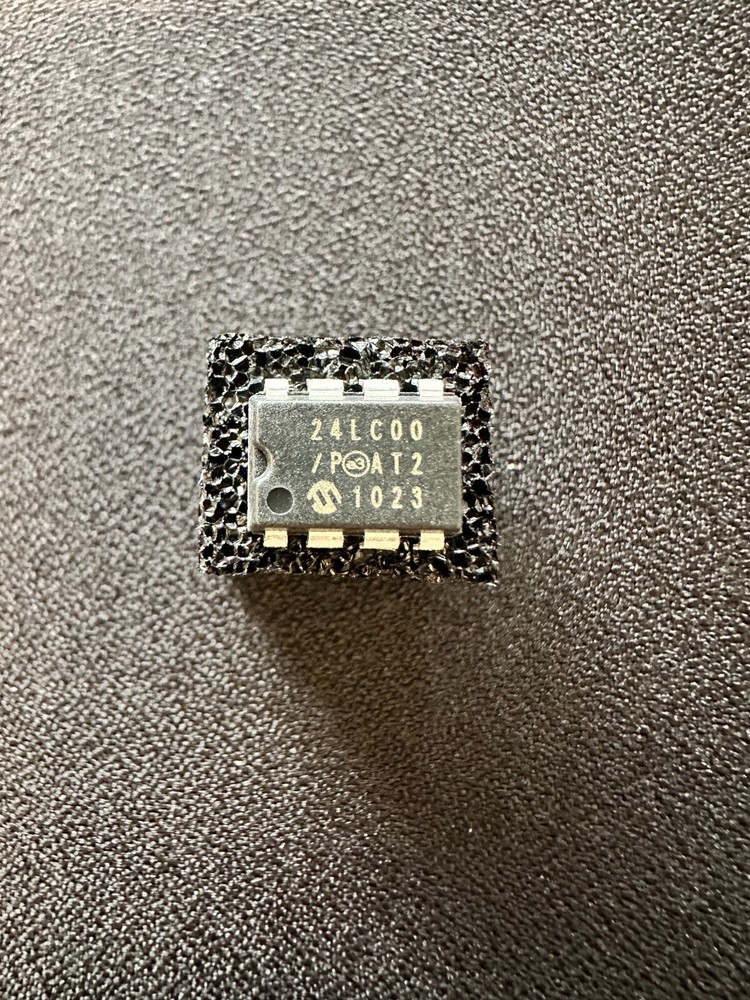 Microchip Technology 24LC00/P EEPROM 128 Bit 1.8V I2C bus (A54)