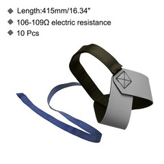 10 x ESD Anti Static Foot Heel Straps Anti Static Wrist Band Adjustable Grey