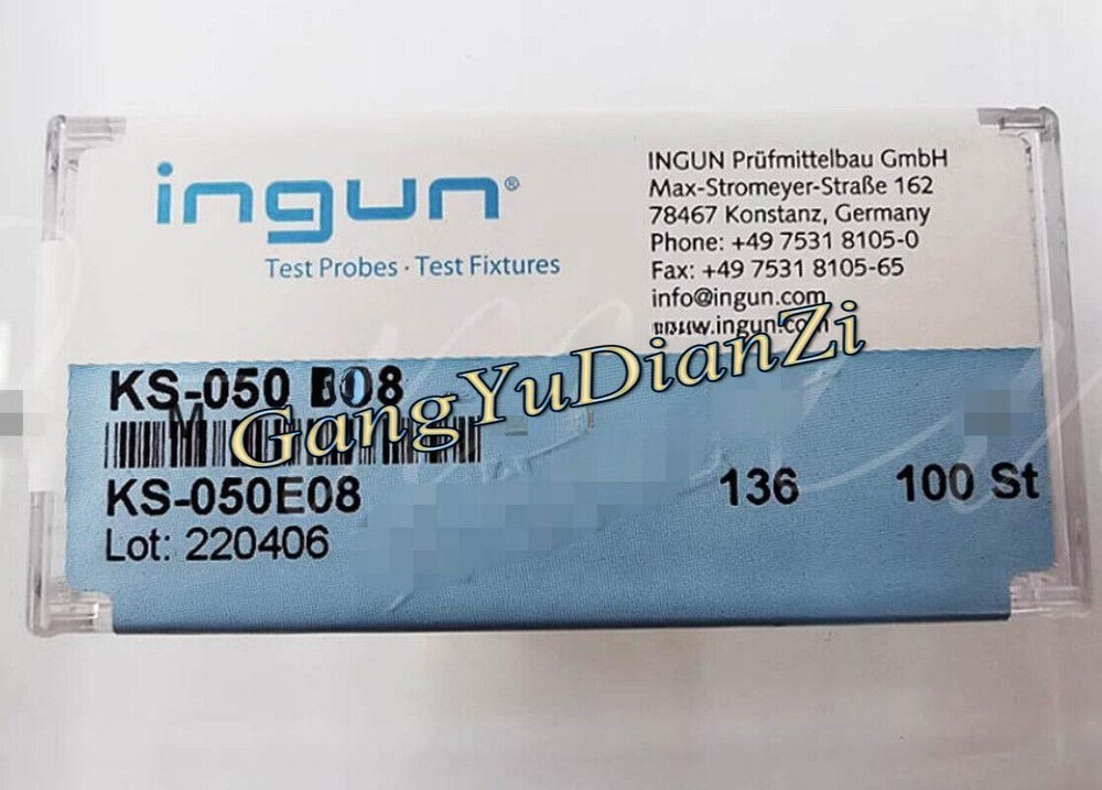 100pcs/pack KS050-E08 Round Hole Probe Sleeve 0.95MM Mounting Block 50MIL Series