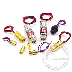 3V 5V Laser Module Red Cross hair Line Poin Dot Diode Focusable Lens 650nm 5mW