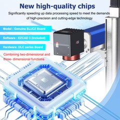 2.5D 60W/100W/200W/300W JPT M7 Mopa Fiber Laser Engraving Machine Color Marking