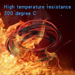 22 Gauge Silicone Wire 10 ft red and 10 ft Black Flexible 22 AWG Stranded Tin…