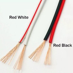 PVC Flat Twin 2 Core Cable 0.3²~2.5mm² RVB Car Auto LED Boat Audio Speaker Wire
