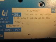 LH Research LR41867 DC Power Supply (Custom Rectifier) 400Watts See Description
