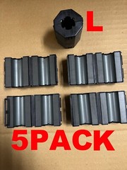 Lot of 5 Genuine Fair-Rite Split Core Ferrites 380 ohm 18.34mm 0431176451 LARGE