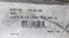 SEALED NEW TREGASKISS 415-35-10Q LINER QUCIK LOAD .035/.045