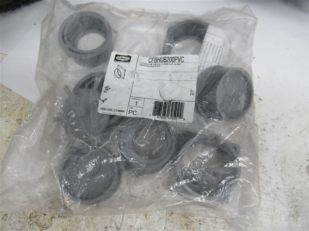 Hubbell CFBHUB200PVC , 2″ PVC Conduit Hubs W/ Reducers
