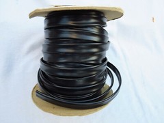 PVC Insulating Tubing 12.7mm 1/2 inch, 100 feet, SPC Technology PVI-032-1100-BLK