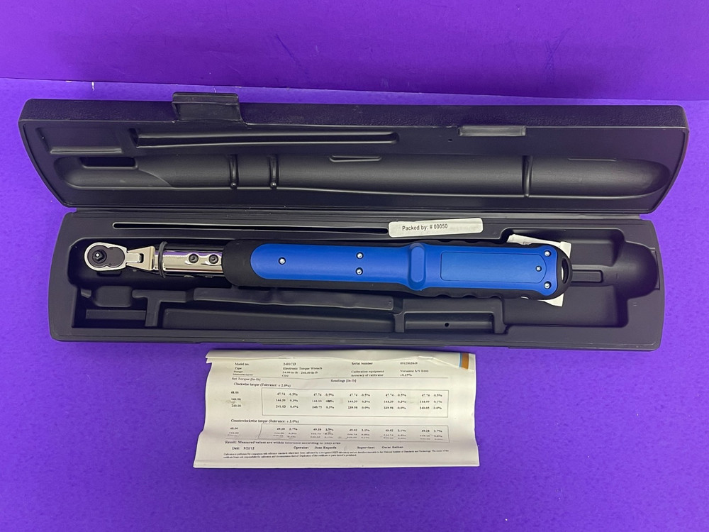 CDI Torque 2401CI3 Computorq 3 Electronic Torque Wrench – 1/4″ Drive, 2-20 ft