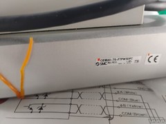 Reading Cylinder Model CE1 SMC MONOSASHI-KUN CE1B20-75-F7PWSDPC