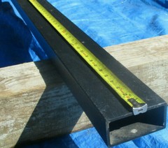 2″ x 4″ x 3/16″ Aluminum Rectangular Tubing Various Lengths Min 8′ upto 12′ Ea.