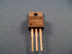 8V/500mA TO-220 Regulator L78M08,New, Qty.2