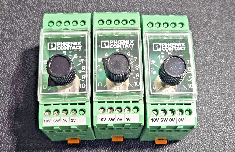 Lot of (3) Out of Box Phoenix Contact EMG 3-SP4K7LIN Setpoint Adjuster Trim Pot