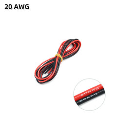 2 Meter Silicon Wire 8 10 12 14 16 18 20 22AWG Heatproof Soft Silicone Silica Ge