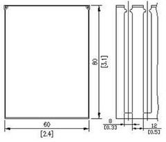 12 New 2″x3″x2m Wide Finger Open Slot Wire Duct, PVC Material, Gray