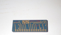 Rare 7 segment 6-Digit LED Bubble Display National Semiconductor NSA 1166 Gold