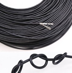 UL1185 Single Core Shielded Wire 10/12/14/16/18/20/22/24/26/28AWG Black And Grey