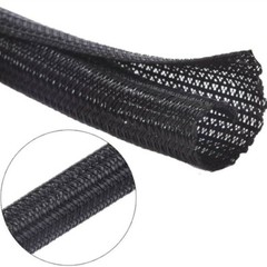 10ft Braided Wire Wrap Cord Protector Nylon Sleeve Storage Pipe Tube Cable Split