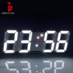 LED Electric Digital Alarm Clock Time/Date/Temperature Display Home Decoration