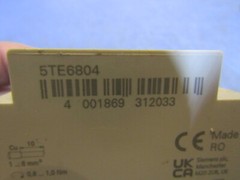 1 – Siemens 5TE6 804 5TE6 804 125VAC 15A Socket. NEW Out of the original package
