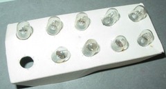 9 Vintage GE NE-51 Glow Lamps General Electric Radio Panel Neon Pilot Bulbs Lot