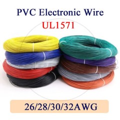 Wire Cable PVC Tinned Copper Wire Insulated Electronic Wire Cable 26/28/30/32AWG