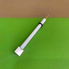 1Pc Purity 99.99% Pt Platinum Electrode Platinum Plate Electrode PTFE Rod 6x80mm
