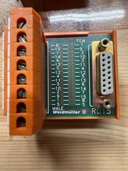 4pcs of Weidmuller Male RD15 Interface Module 912393/67