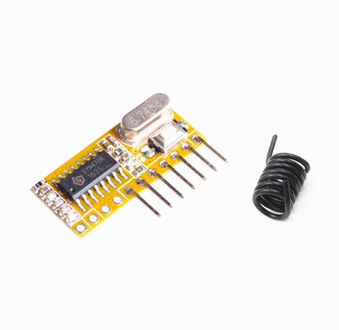 1PCS RXC6 433Mhz / 315MHZ Superheterodyne Wireless Receiver PT2262 Code Steady