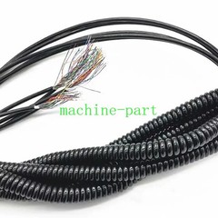 12-21 Cores Spring Spiral Cable Coiled Cable Fit for CNC Handheld Encoder