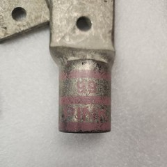 (4) Burndy YA38L2TC38FX, 500 to 550, 3/8 X 1″ 2-Hole Lug, FREE SHIPPING