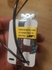 1× ACUITY OCCUPANCY DIMMING WALL SWITCH WSX D WH No Plates