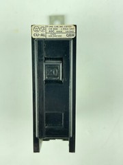 Westinghouse QBH QUICKLAG Circuit Breaker, 1 Pole, 120/240 VAC, 40C QBH1020