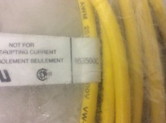 Woodhead Brad Harrison 703000A13F120 Micro Change Cordset 3 Pin Female Straight