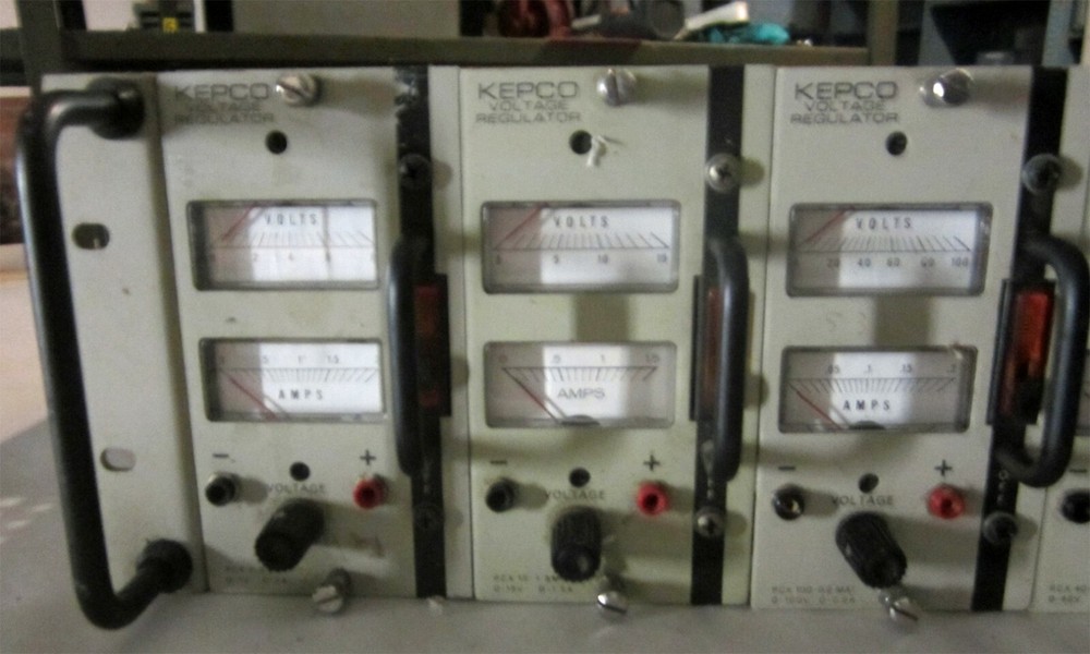 Kepco Voltage Regulators – 4 different model numbers, sold as one unit