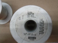 Alpha Wire 7133 White 18awg 100 foot rolls lot of 2 rolls one price for both