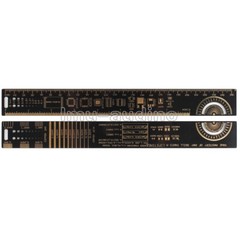 25cm 10 Inch Multifunctional PCB Ruler Measuring Tool Resistor Capacitor Chip IC