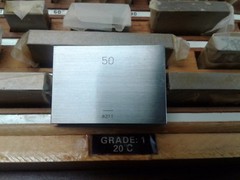 47 PCS/SET METRIC GAGE BLOCK SET, DIN861 GRADE 1 W. General CERTS. #702F-47NC-1