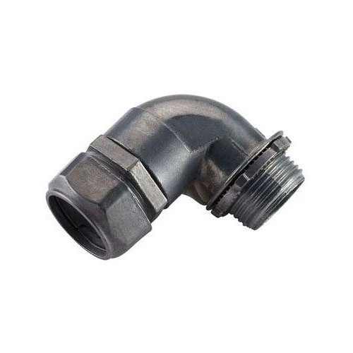 Halex 02905B, 1/2″, Threaded Male/Compression, 90D EMT Elbow, 1 pc