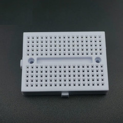 Wwzmdib 6 Pcs Mini Small Breadboard Kit White 170 Tie Points (Includes 10-Pin Ma