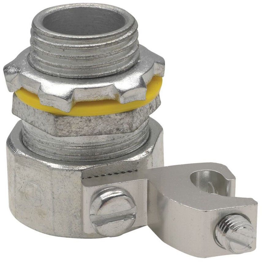 Crouse Hinds LTB250G, 2-1/2″, Insulated Liquid Tight Connector with Ground, 1 pc