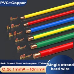 Electrical Solid Core Wire Copper Cable 1.0mm² – 10mm² PVC Sheath Insulation