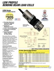 OMEGA ENGINEERING LCDA-75 (75-lb) Beam Load Cell (Old New Stock)
